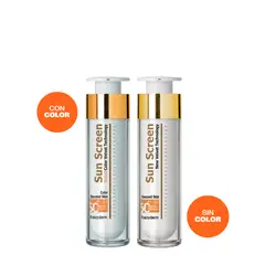 FREZYDERM - Duo Fotoprotector Sun Screen Velvet Face SPF50 50ml Con y Sin color