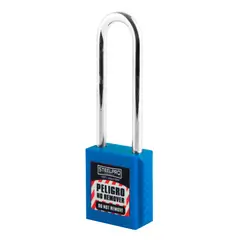 STEEL PRO - CANDADO LOCK OUT X10 LONG STEELPRO AZUL