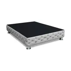 BARAKA HOME - Base De Cama Aarhus 1.5 plz - Gris Claro