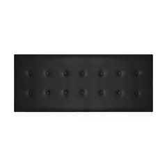 BARAKA HOME - Cabecera Opole 2 plz - Negro