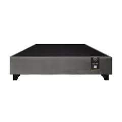 BARAKA HOME - Base De Cama Luton 1.5 Plz - Gris Oscuro
