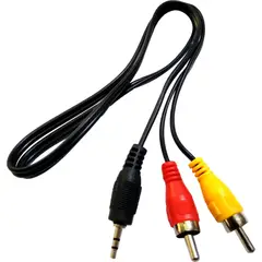 OEM - Cable RCA Audio Video AV Jack 2,5 mm 90 cm