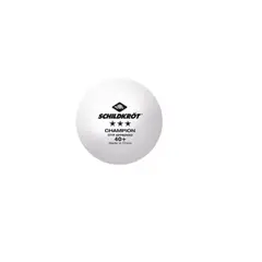Donic - Pelota para ping pong 3 estrellas champion ittf 40+ blanco