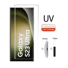 GENERICO - Vidrio Templado Uv para Samsung Galaxy S23 Ultra transparente