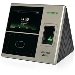ZKTECO - UFACE800 Plus Control Reloj Biométrico de asistencia facial palma huella
