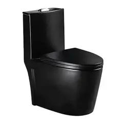 XM - INODORO ONE PIECE NEGRO MINIMALISTA IN8835-01