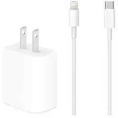 IMPORTADO MC - Cargador Rápido para iPhone o Apple de 20W tipo C  cable Lightning