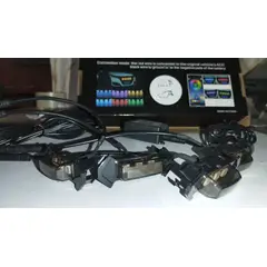 GENERICO - Luces LED para mascara de carro multicolor  SMOKE