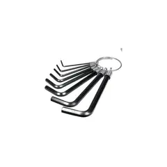 C AND A TOOLS - Juego Llaves Allen x 8 pzas en milimetros C&A - Cromado