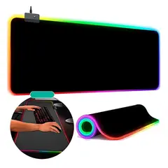 ELMEJORPRECIO - MousePad RGB Gamer Calidad Premium 80cm De Largo Con Led Multicolor