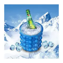 ELMEJORPRECIO - Hielera de silicona portátil para botellas o bebidas