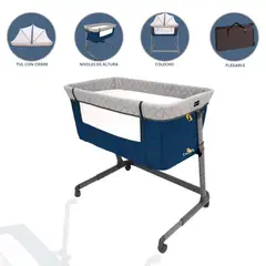 EBABY - Cuna Colecho para Bebé «MARION» Blue