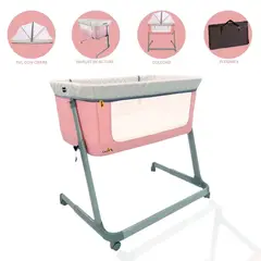EBABY - Cuna Colecho para Bebé «MARION» Pink
