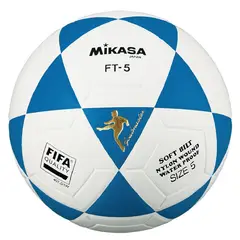 MIKASA - PELOTA PARA FUTBOL DE CUERO SINTETICO FT 5 - .