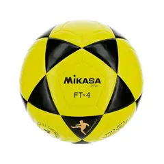 MIKASA - PELOTA PARA FUTBOL DE CUERO SINTETICO FT 4