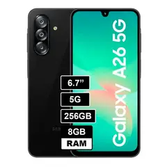 SAMSUNG - SAMSUNG GALAXY A26 5G  8GB 256GB NUEVO COLOR - NEGRO