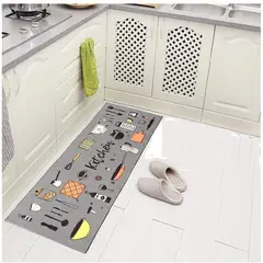 GENERICO - Alfombra moderna para cocina tapete antideslizante