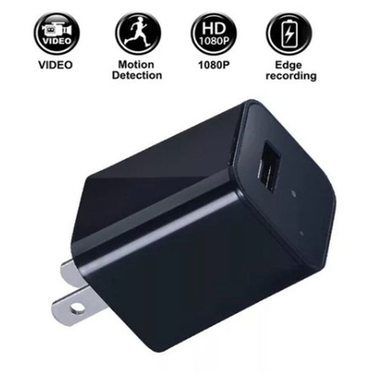 Camara Cargador De Pared Espia CH007 Sensor de Movimiento HD