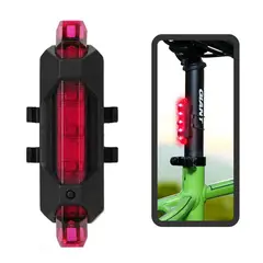 GENERICO - Luz Led Trasera Recargable Bicicleta Ciclismo