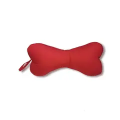 GENERICO - Almohada Hueso para Cuello Pie Rodilla Color Rojo