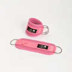 WORK OUT - CORREA O TOBILLERA PARA POLEA GIMNASIO - ROSADA