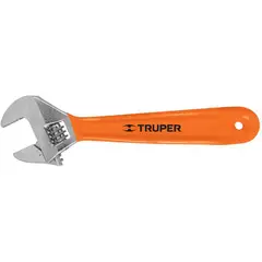 TRUPER - Llave Francesa 8" 15510 - Naranja