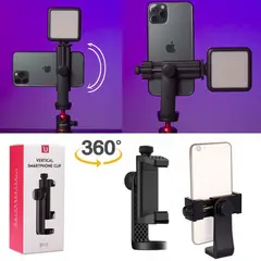 ULANZI - Adaptador holder soporte 360 celulares selfie monopod tripode