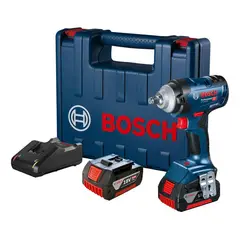 Bosch - Llave de Impacto 1/2" 18V Brushless 400Nm 2 Bat 4 Ah Bosch GDS 18V-400