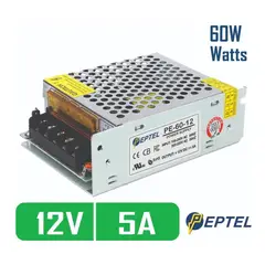PEPTEL - Fuente de poder switching 12V 5A 60w