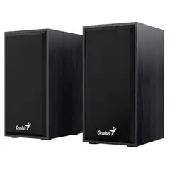 GENIUS - Parlante Madera Stereo Usb black Pc Laptop Hf180
