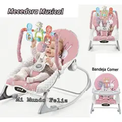 BABY - Mecedora de Bebe Multifuncion Musical BLuetooth Portatil 2026