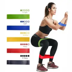 ANKAFA IMPORTACI?N - Set 5 Bandas de Resistencia Elasticas Ejercicios Yoga