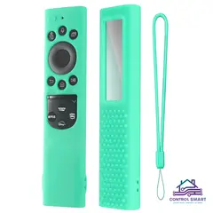 CASE - Funda Protector De Control Samsung Qled Solar 2021- 2022 – Verde agua