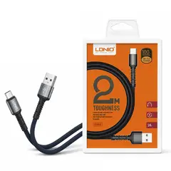 LDNIO - Cable USB a USB C Ldnio 2mt Transmision De Datos y Carga