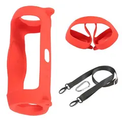 GENERICO - FUNDA protector silicona case PARA Jbl charge 5 ROJO