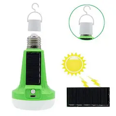 ITELSISTEM - Foco Led Solar Emergencia Linterna verde Recargable