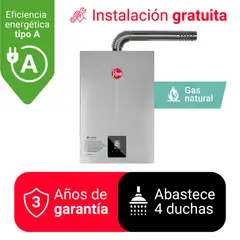 RHEEM - TERMA A GAS 21 L GAS NATURAL TIRO FORZADO