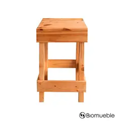 GENERICO - Banca de madera SORREL BIOMUEBLE con acabado barniz incoloro