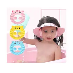 JP SOPORTECOM - Gorra de Baño Ducha para Bebes Ajustable x 3UN