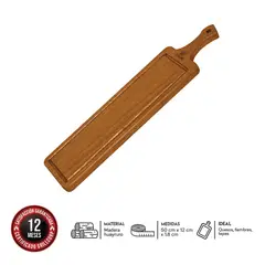 GRILLCORP - Tabla de Picar Grande Parrillera con Mango