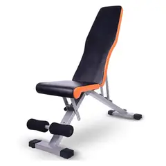 SPORT FITNESS - Banca Romana Negro - Naranja