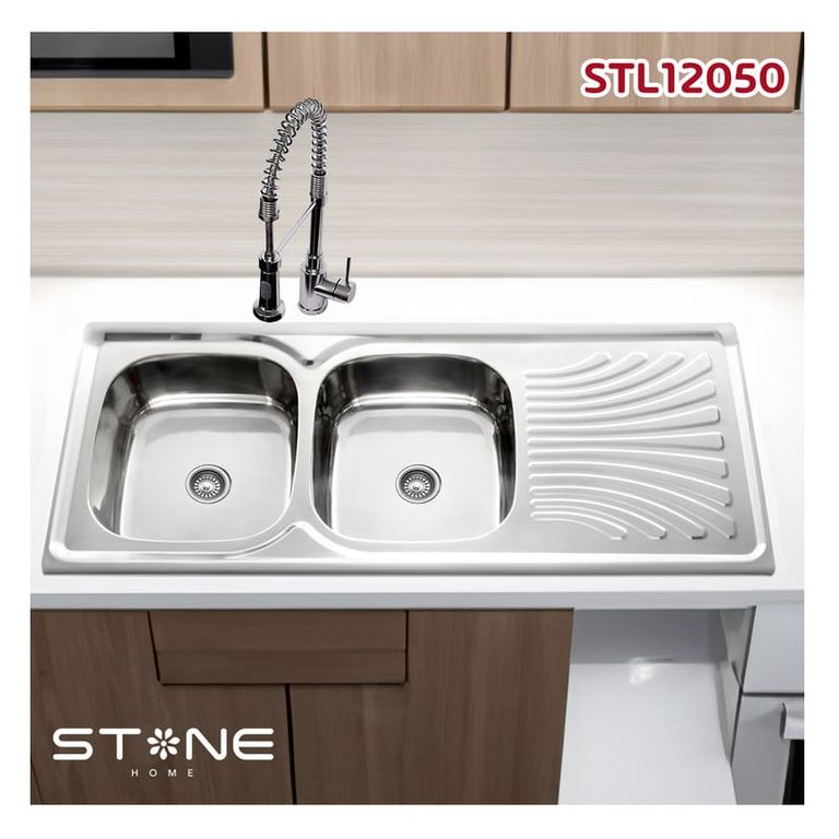 LAVADERO DE ACERO PRIME STL12050 STONE