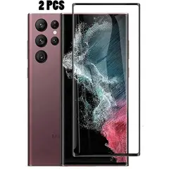 GENERICO - 2pcs-Mica Vidrio Templado Samsung S22 Ultra 20k Full Glue