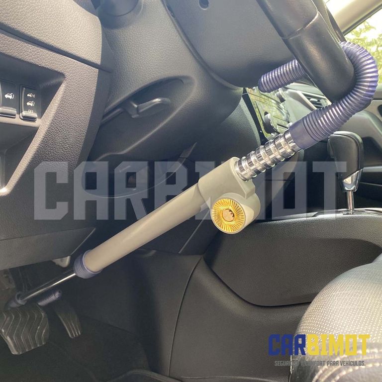 SEGURO BLOQUEO TRABA PEDAL TIMON VOLANTE ANTIRROBO VEHICULAR