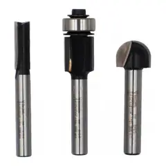 MAKITA - Set de 3 fresas para Ruteadora 1/4" D-70465