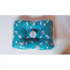 GENERICO - Almohada para bebé - Anticabeza plana- Unicornio Celeste