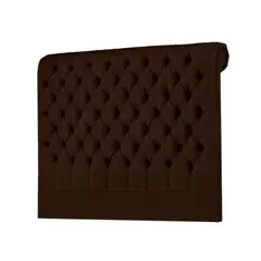 MAVISAC - Cabecera Linen Plaza Y Media Color Chocolate - Tela