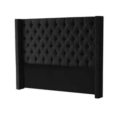 MAVISAC - Cabecera Master Rey Plaza Queen Color Negro - Tela
