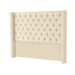MAVISAC - Cabecera Master Rey Plaza King Color Marfil - Tela