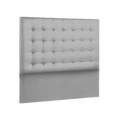 MAVISAC - Cabecera Atenas Plaza Queen Color Plata - Tela